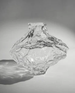 Hein Studio Canyon Large vase 23 cm, Clear Transparent Clearance