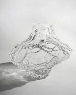 Hein Studio Canyon Large vase 23 cm, Clear Transparent Clearance