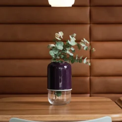 Muurla Capsule adjustable vase 18-28 cm, -clear Purple Best