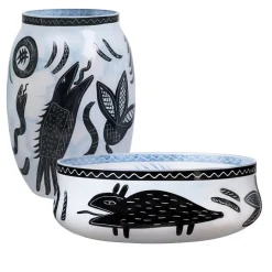 Kosta Boda Caramba plate, White Sale