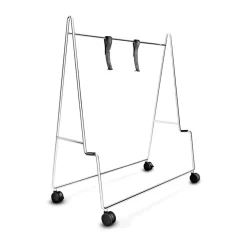 Eva Solo Carry TV stand with wheels, Brushed steel Silver-coloured Clearance