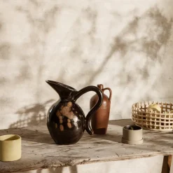 Ferm Living Ceramic braided bowl, cashmere Beige Outlet