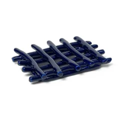 Ferm Living Ceramic soap dish 10x14.5 cm, Blue Clearance