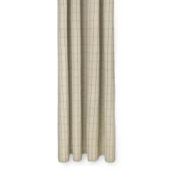 Ferm Living Chambray shower curtain, Checked Beige Discount