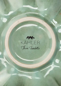 Kähler Chanterelle vase, , 20.5 cm Green Outlet