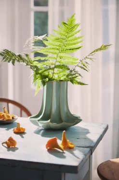 Kähler Chanterelle vase, , 20.5 cm Green Outlet