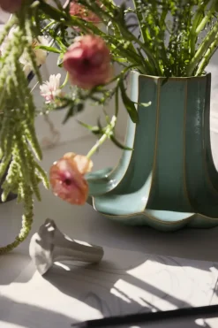 Kähler Chanterelle vase, , 20.5 cm Green Outlet
