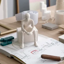 Kähler Character sculpture, The reflective one White Outlet