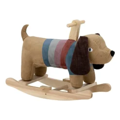 Bloomingville Charlie rocking animal 66x34x51 cm, Dog BrownMulti