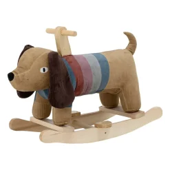 Bloomingville Charlie rocking animal 66x34x51 cm, Dog BrownMulti