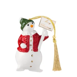 Villeroy & Boch Christmas Classics ornament snowman, White Outlet