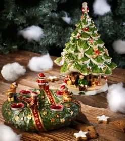 Villeroy & Boch Christmas Toys Memory snowglobe tree, Green New