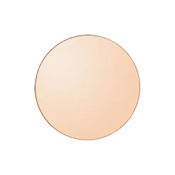 AYTM Circum mirror small, amber BeigeYellowGold-coloured Best