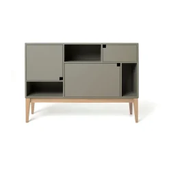 Zweed Citti 6x3 cabinet, Mole -stand in oak matt lacquered Grey Best