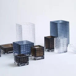 Louise Roe City lights 3 candle holder, Clear Transparent Online