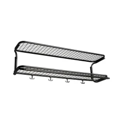 Essem Design Classic 650 hat shelf, /, 2 levels, 100 cm Black New