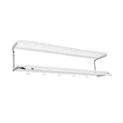 Essem Design Classic 650 hat shelf, /chrome, 2 levels, 110 cm White Hot