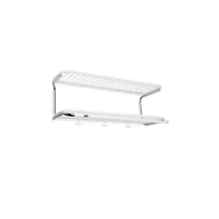 Essem Design Classic 650 hat shelf, /chrome, 2 levels, 80 cm White New