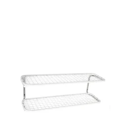 Essem Design Classic 650 shoe shelf, /chrome, 2 levels, 100 cm White New