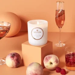 Voluspa Classic Maison Blanc scented 60 hours, Italian Bellini Gold-colouredWhite Discount
