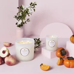 Voluspa Classic Maison Blanc scented 60 hours, Saijo Persimmon Gold-colouredWhite Best