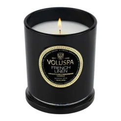 Voluspa Classic Maison Noir scented 60 hours, French Linen Gold-colouredBlack