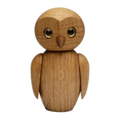 Spring Copenhagen Clever owl decoration 10 cm, Oak Beige Hot