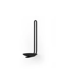 Audo Copenhagen Clip tealight holder wall 20 cm, Black Hot
