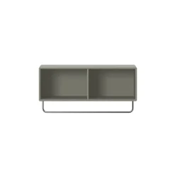 Montana COAT hat shelf with clothes rails, Fennel 144, incl. suspension Green Outlet
