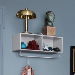 Montana COAT hat shelf with clothes rails, Fennel 144, incl. suspension Green Outlet