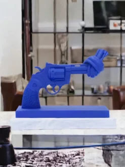 Non Violence Cobalt 30 cm, Blue Sale