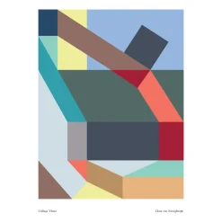 Paper Collective Collage Three poster, 30x40 cm Multi