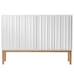 A2 Collect 2013 low cupboard, Oak legs White
