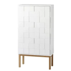 A2 Collect cabinet 2010 oak, Oak leg White Best