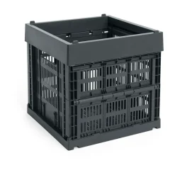 HAY Colour Crate Cube 29.5x29.5 cm, Charcoal Black Best