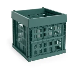 HAY Colour Crate Cube 29.5x29.5 cm, Dark Green New