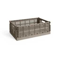 HAY Colour Crate L 34.5x53 cm, Warm Grey Hot