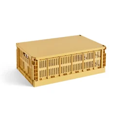 HAY Colour Crate lid large, Golden Yellow Sale