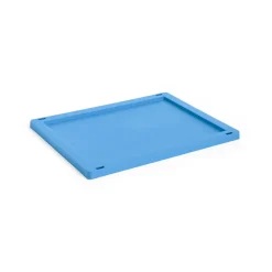 HAY Colour Crate lock plastic medium, Electric Blue