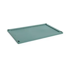HAY Colour Crate lock plastic large, Dark Green New