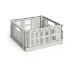 HAY Colour Crate M Square 29.5x29.5 cm, Grey Clearance