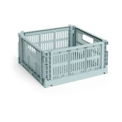 HAY Colour Crate M Square 29.5x29.5 cm, Dusty Blue New