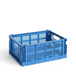 HAY Colour Crate M 26.5x34.5 cm, Electric Blue Sale