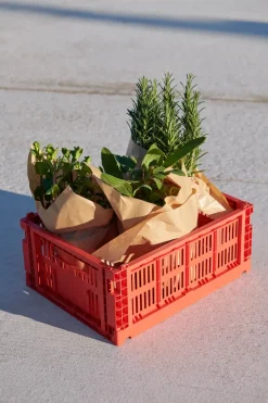 HAY Colour Crate M 26.5x34.5 cm, Red Clearance