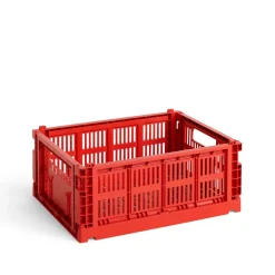 HAY Colour Crate M 26.5x34.5 cm, Red Clearance