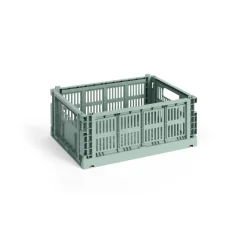 HAY Colour Crate M 26.5x34.5 cm, Sage Green Outlet