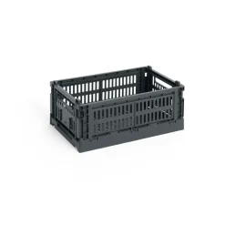 HAY Colour Crate S 17x26.5 cm, Charcoal Black Clearance