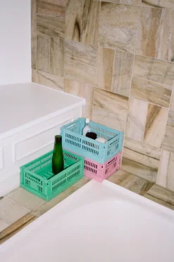 HAY Colour Crate S 17x26.5 cm, Dark mint Blue Outlet