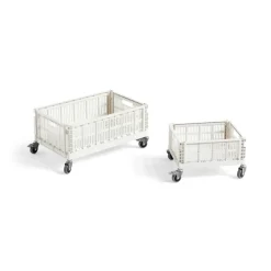HAY Colour Crate wheels 4-pack, Medium Grey Outlet