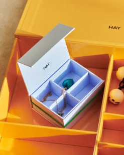 HAY Colour Storage jewelry box 23,2x16,1 cm, Egg yolk Yellow Discount